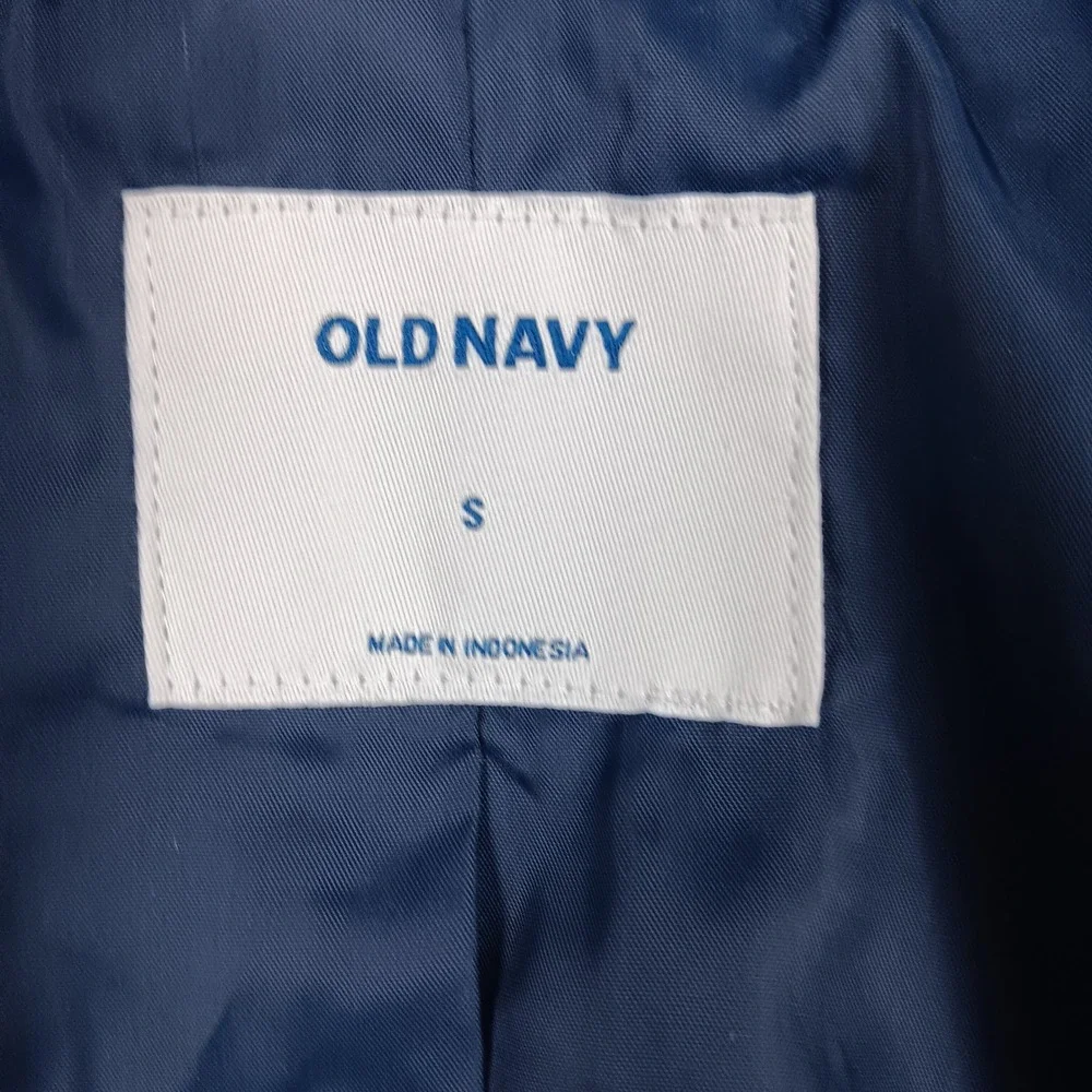 Old Navy Jacket Quilted Denim Women S Blue Diamond Padded 645669-00
